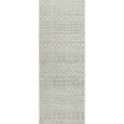 Livabliss Taryn Berber Geometric High Pile Sage Runner Rug (80 x 220 cm)
