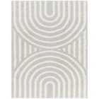 Livabliss Marava Shaggy Modern Plush Pile Grey Area Rug (200 x 275 cm)