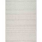 Livabliss Haruka In- & Outdoor 3D High & Low Pile Textured White Area Rug (120 x 170 cm)