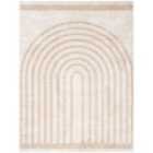 Livabliss Lucile Machine Washable Modern Shaggy Beige Area Rug (200 x 275 cm)