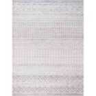 Livabliss Mila Scandi Geometric Light Grey/White Area Rug (140 x 200 cm)