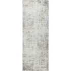 Livabliss Alix Round Abstract Modern Marble Dark Brown Runner Rug (80 x 220 cm)