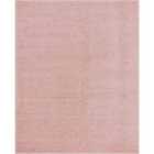 Livabliss Soso Shaggy Solid Color Plush Pile Pink Area Rug (120 x 180 cm)