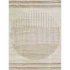 Livabliss Enso Scandi Geometric Light Brown Area Rug (120 x 170 cm)