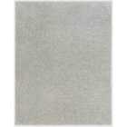 Livabliss Soso Shaggy Solid Color Plush Pile Light Grey Area Rug (200 x 275 cm)