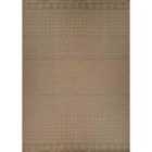 Livabliss Kashvi Cottage Tan Machine Washable Jute Area Rug (158 x 213 cm)