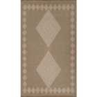 Livabliss Keyuri Cottage Tan/Light Beige Machine Washable Jute Area Rug (79 x 152 cm)