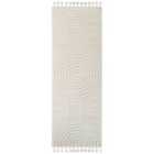 Livabliss Matilda Scandi Modern High Pile Ivory Area Rug (80 x 220 cm)