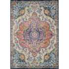 Livabliss Julia Vintage Oriental Boho Pink/Saffron Area Rug (160 x 230 cm)