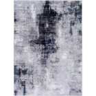 Livabliss Giulia Abstract Modern Marble Black Area Rug (120 x 170 cm)