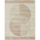 Livabliss Enso2 Scandi Geometric Light Brown Area Rug (160 x 215 cm)
