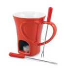 Swissmar Sweetheart 4-Piece Chocolate Fondue Mug Set