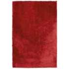 Beliani Shaggy Rug EVREN Red 200x300 cm