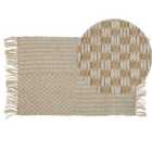 Beliani Rug ADABAG Beige 50x80 cm Jute