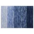 Beliani Rug KAPAKLI Blue 140x200 cm Wool