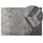 Beliani Rug ARKUM Grey 140x200 cm