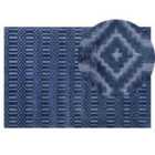 Beliani Rug ADATEPE Navy Blue 140x200 cm Viscose