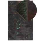 Beliani Rug ATALAN Brown 140x200 cm Leather