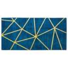 Beliani Rug HAVZA Blue 80x150 cm Viscose