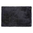 Beliani Shaggy Rug CIDE Black 140x200 cm
