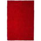 Beliani Shaggy Rug DEMRE Red 200x300 cm