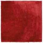 Beliani Shaggy Rug EVREN Red 200x200 cm
