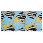 Beliani Kids Rug FIZME Blue 80x140 cm