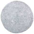 Beliani Shaggy Rug DEMRE Grey ? 140 cm