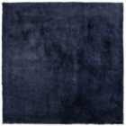 Beliani Shaggy Rug EVREN Dark Blue 200x200 cm