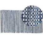 Beliani Rug ALANYA Multicolour 80x150 cm Cotton