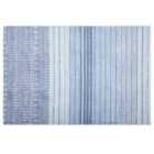 Beliani Rug YARDERE Light Blue 140x200 cm Viscose