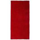 Beliani Shaggy Rug DEMRE Red 80x150 cm
