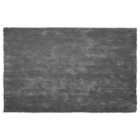 Beliani Shaggy Rug DEMRE Dark Grey 200x300 cm