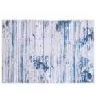 Beliani Rug BURDUR Blue 140x200 cm