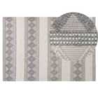 Beliani Rug BOZOVA Light Beige 140x200 cm Wool