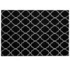 Beliani Rug YELKI Black 140x200 cm Viscose