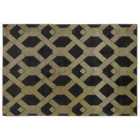 Beliani Rug VEKSE Black 160x230 cm Viscose