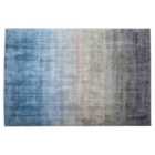 Beliani Rug ERCIS Blue 140x200 cm Viscose