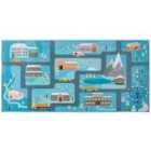 Beliani Kids Rug KIGI Blue 80x150 cm