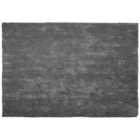 Beliani Shaggy Rug DEMRE Dark Grey 160x230 cm