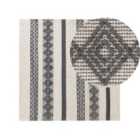 Beliani Rug DAVUTLAR Light Beige 200x200 cm Wool