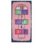 Beliani Kids Rug HONAZ Pink 80x150 cm