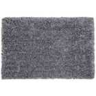 Beliani Shaggy Rug CIDE Black/ White 200x300 cm