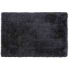 Beliani Shaggy Rug CIDE Black 200x300 cm