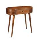 Elm Home And Garden Solid Dark Brown Wood Console Hall Telephone Table