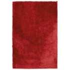Beliani Shaggy Rug EVREN Red 160x230 cm