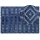 Beliani Rug ADATEPE Navy Blue 160x230 cm Viscose
