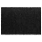 Beliani Shaggy Rug DEMRE Black 140x200 cm