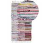 Beliani Rug MERSIN Multicolour 80x150 cm Cotton