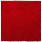Beliani Shaggy Rug DEMRE Red 200x200 cm